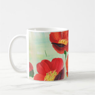 Floral pattern in the form of abstraction. Designe Coffee Mug