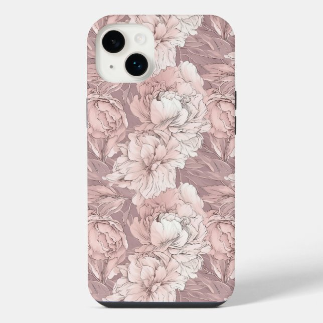 Floral Pattern iPhone Case (Back)