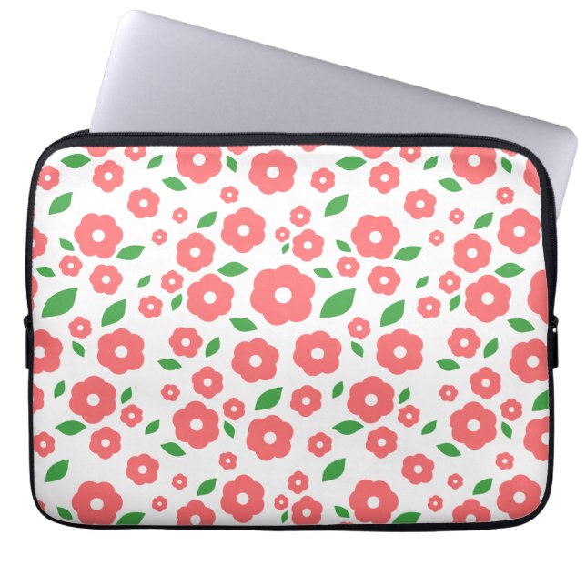 Floral pattern Laptop Cases - cute and stylish (Front)