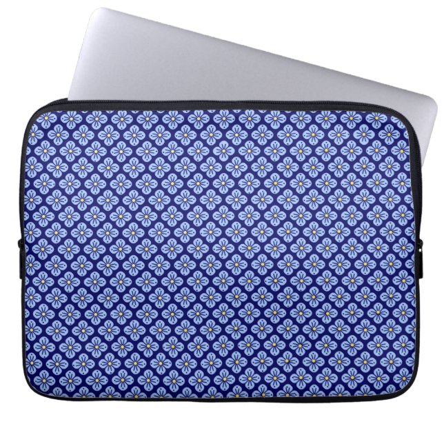 Floral pattern laptop sleeve (Front)