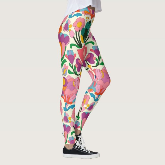 Floral pattern leggings (Right)