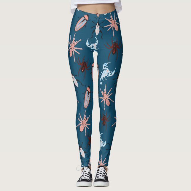 Floral Pattern Leggings (Front)