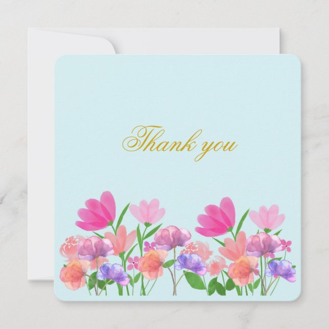 floral pattern light switch cover invitation (Front)