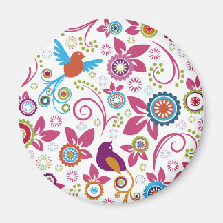Floral Pattern Magnet