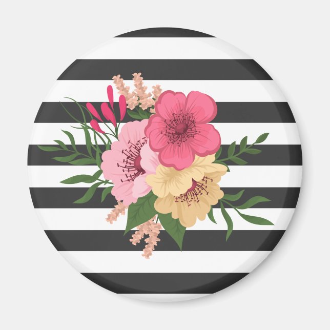 Floral Pattern Magnet (Front)
