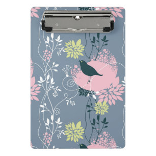 Floral Pattern Mini Clipboard
