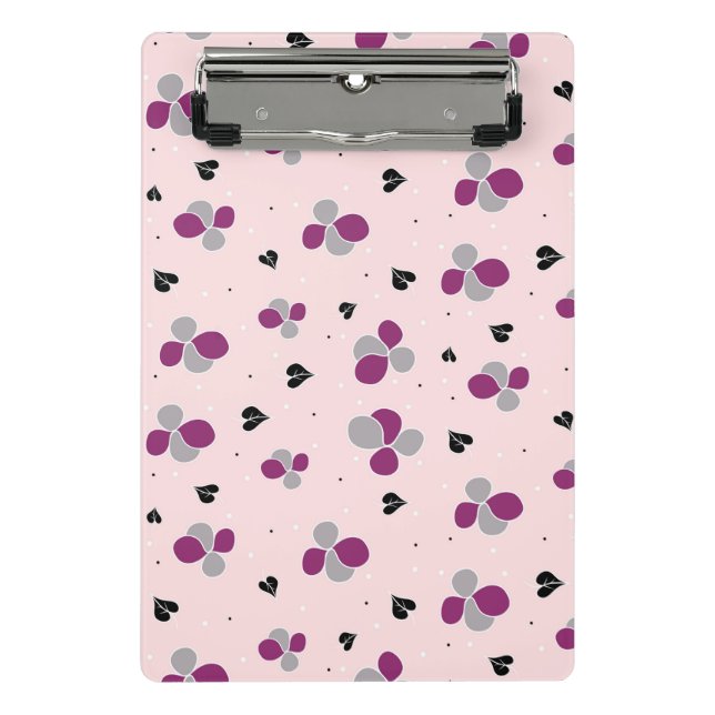 Floral pattern mini clipboard (Front)