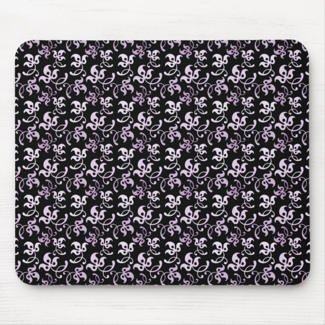 Floral Pattern Mouse Pad (Front)