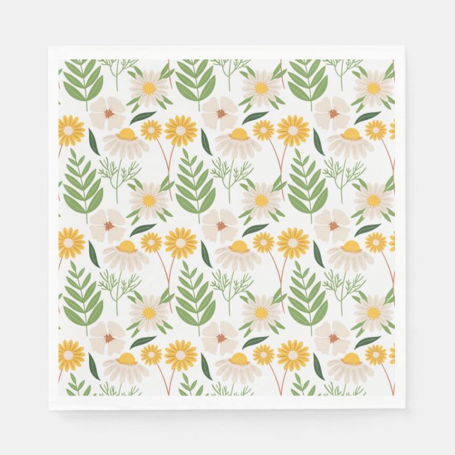 Floral Pattern Napkin (Front)