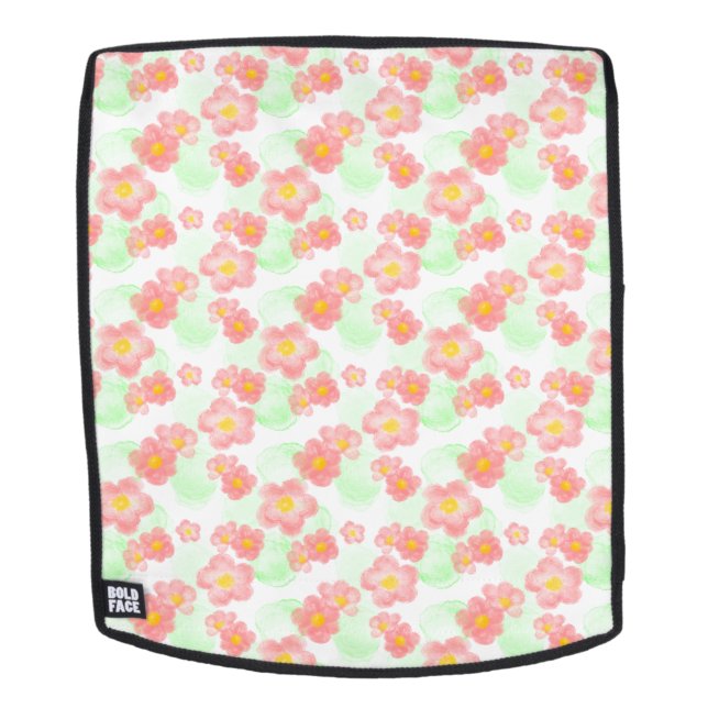 floral pattern no1 backpack (Removable Face)