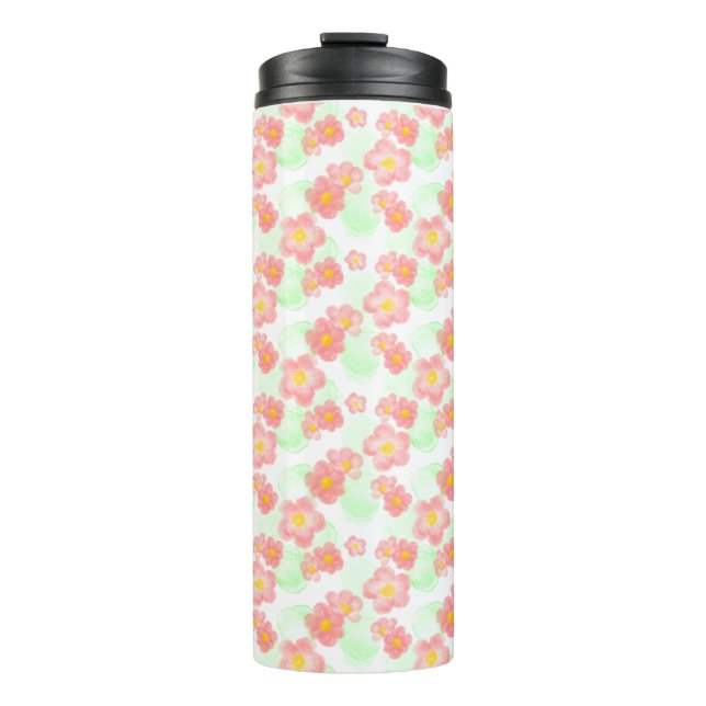floral pattern no1 thermal tumbler (Front)