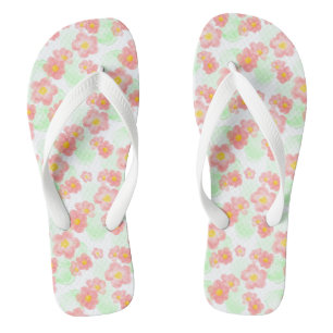 floral pattern no1 thongs