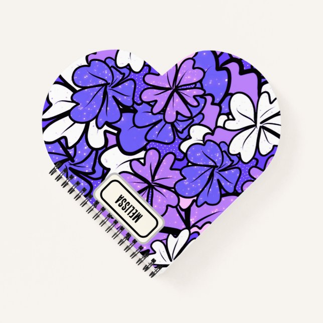 Floral pattern notebook (Front)