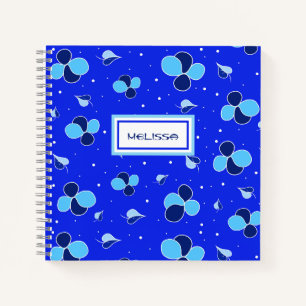 Floral pattern notebook