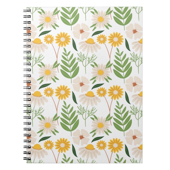 Floral Pattern Notebook (Front)