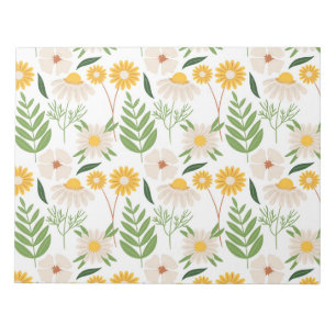 Floral Pattern Notepad