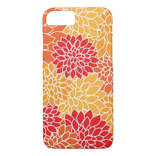Floral Pattern Phone Case (Back)
