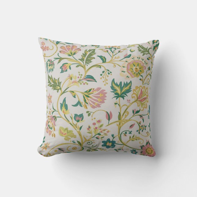 Floral Pattern Pillow (Front)