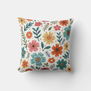 floral pattern pillow cushion
