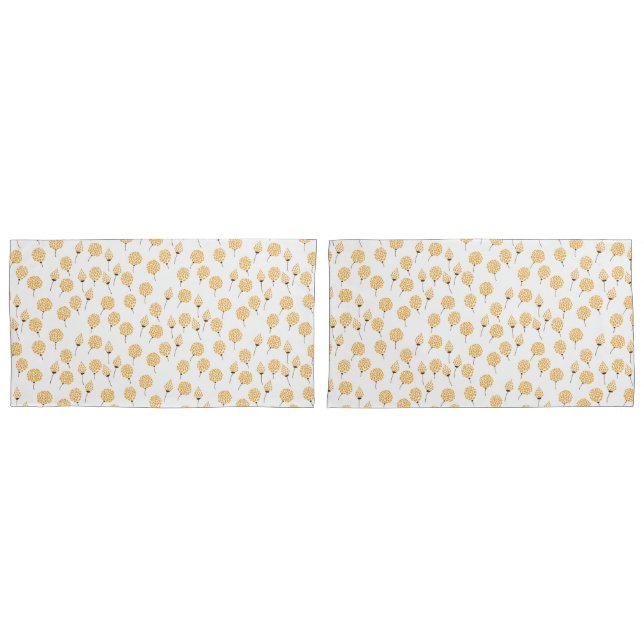 Floral pattern pillowcase (Front-Set)