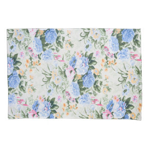 Floral pattern pillowcase
