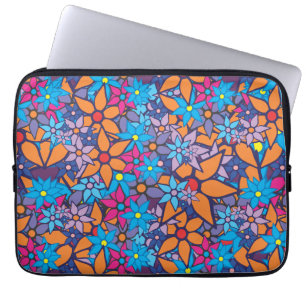 Floral Pattern Pop Art #3 Laptop Sleeve
