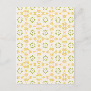 Floral Pattern Postcard