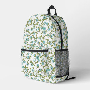 Floral Pattern Printed Backpack