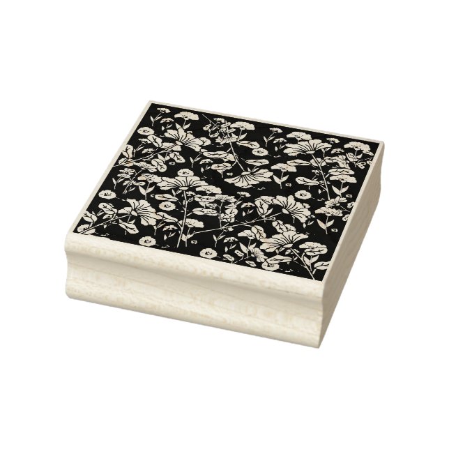Floral Pattern Rubber Stamp (Stamp)