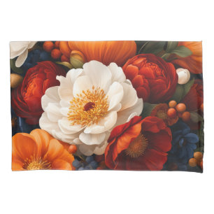 Floral Pattern Single Standard  Pillowcase