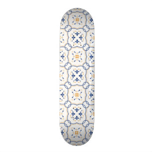 Floral Pattern Skateboard