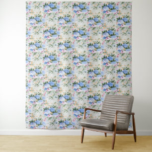 Floral pattern tapestry