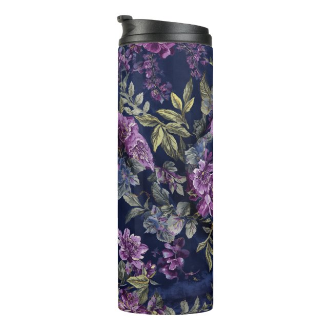 Floral Pattern Thermal Tumblers (Rotated Right)