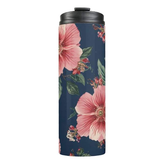 Floral Pattern Thermal Tumblers (Front)
