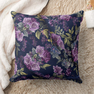 Floral Pattern Throw Pillows