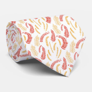 Floral pattern tie