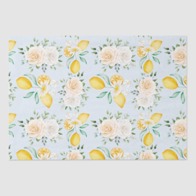 Floral pattern  tissue paper (Front)