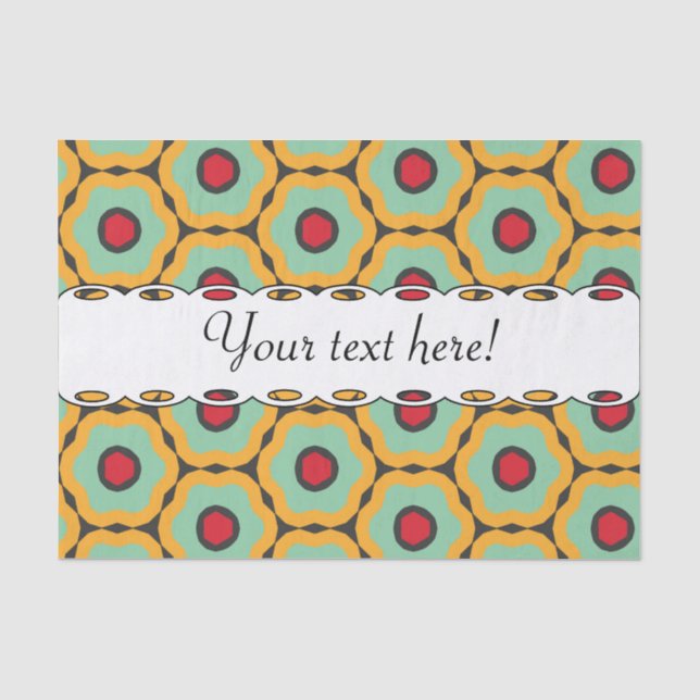 Floral pattern tissue paper (Front)