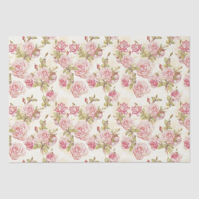 Floral pattern  tissue paper (Front)