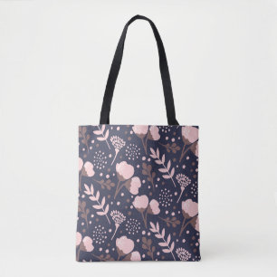 Floral Pattern Tote Bag