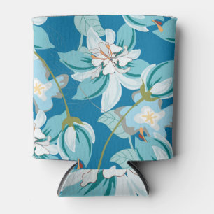 Floral pattern, versatile flower design. can cooler