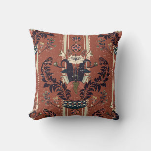 floral pattern, victorian style. Floral bouquet wi Cushion