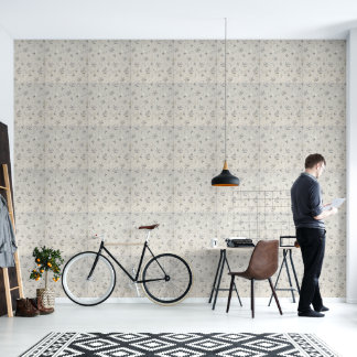 Floral pattern wallpaper 
