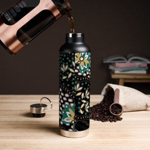 Floral Pattern  Water Bottle
