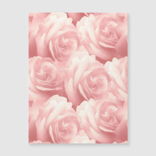 Floral pattern with pink roses
