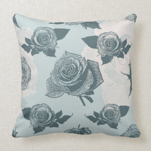 Floral pattern with rose cushion