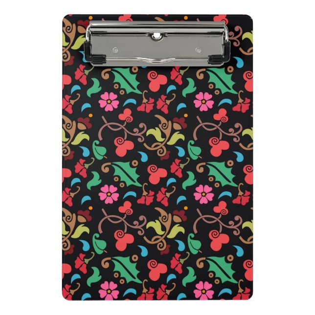 Floral Pattern With Smooth Colour Background-45673 Mini Clipboard (Front)