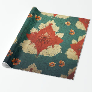 Floral Pattern  Wrapping Paper