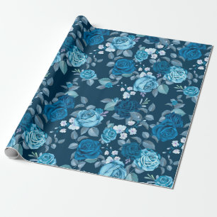 Floral pattern wrapping paper