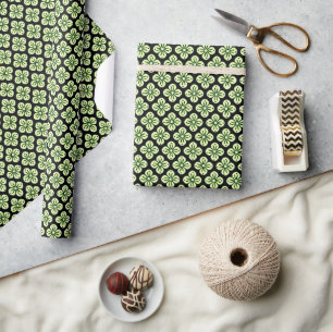 Floral pattern wrapping paper